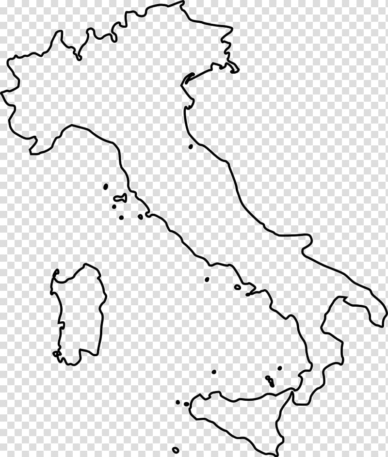 continent illustration, Regions of Italy Blank map Map, map of italy transparent background PNG clipart