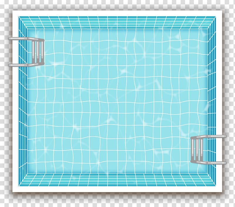 white and blue swimming pool illustration, Swimming pool Euclidean , painted swimming pool transparent background PNG clipart