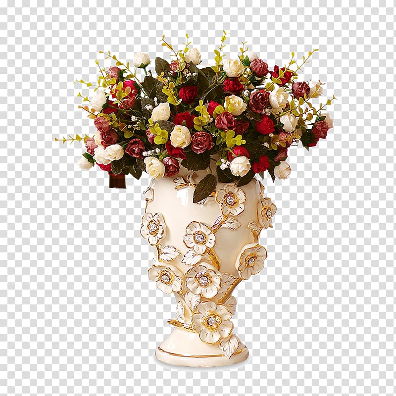 Floral design Cut flowers Vase Flower bouquet, vase transparent background PNG clipart