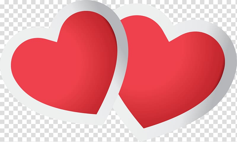 Red Data compression Heart, 1 2 3 transparent background PNG clipart