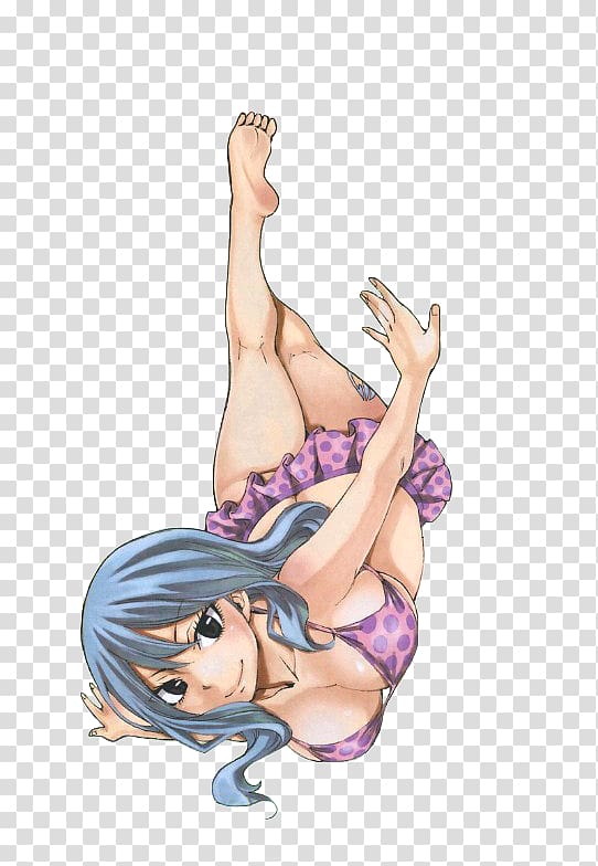 Thumb Pin-up girl Illustration Physical fitness Figurine, juvia fairy tail transparent background PNG clipart