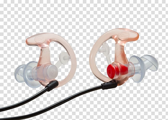 Surefire EarPro EP3 Sonic Defenders Ear Defenders Surefire Sonic Defender Earplugs EP3 Surefire EP3 Sonic Defender Earplugs, right ear transparent background PNG clipart