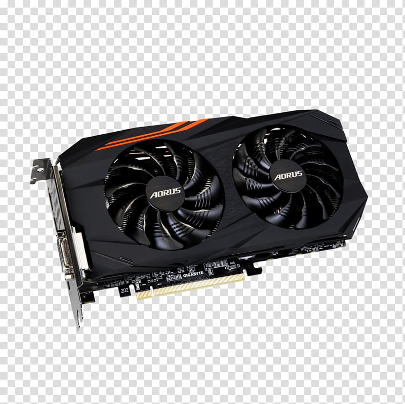 Graphics Cards & Video Adapters AMD Radeon RX 570 AMD Radeon RX 580 Gigabyte Technology, others transparent background PNG clipart