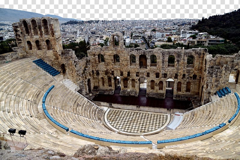 Parthenon Acropolis Museum Odeon of Herodes Atticus Acropolis of Athens Tourist attraction, Greece Acropolis HD FIG. transparent background PNG clipart