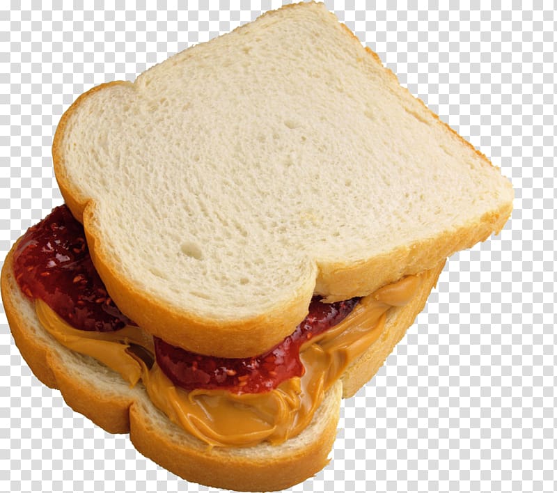 sandwich with sauce, Peanut butter and jelly sandwich French toast, Sandwich transparent background PNG clipart