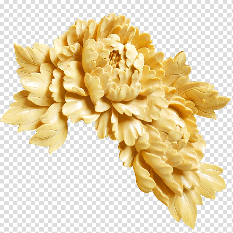 Moutan peony Gold , peony transparent background PNG clipart