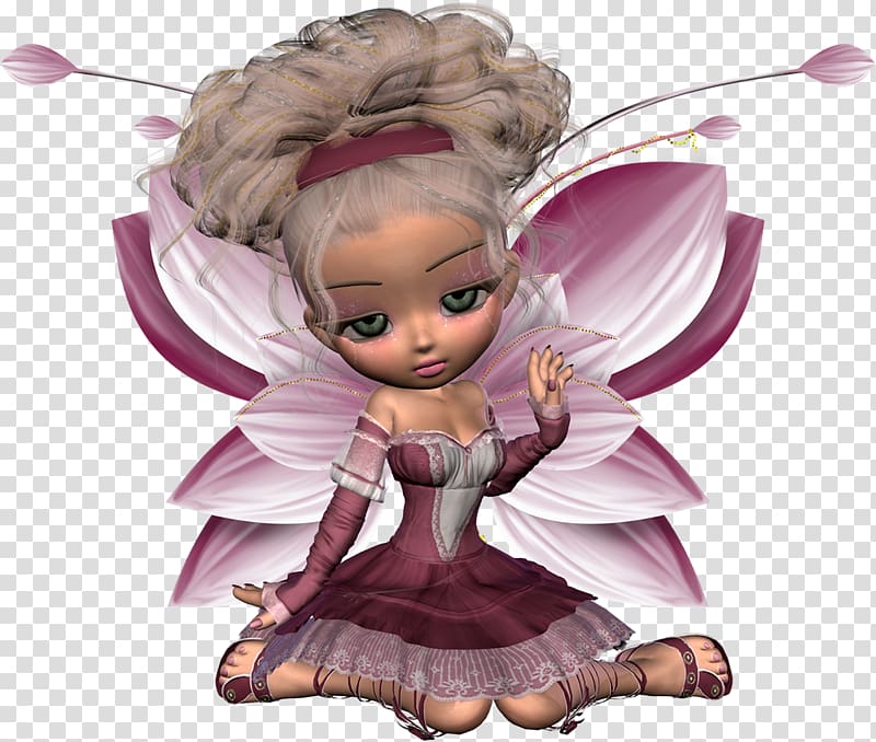 Fairy Elf Dwarf Doll Duende, doll transparent background PNG clipart