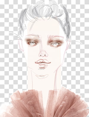 Illustrator Eyebrow Sketch, fashion recipes transparent background PNG clipart thumbnail