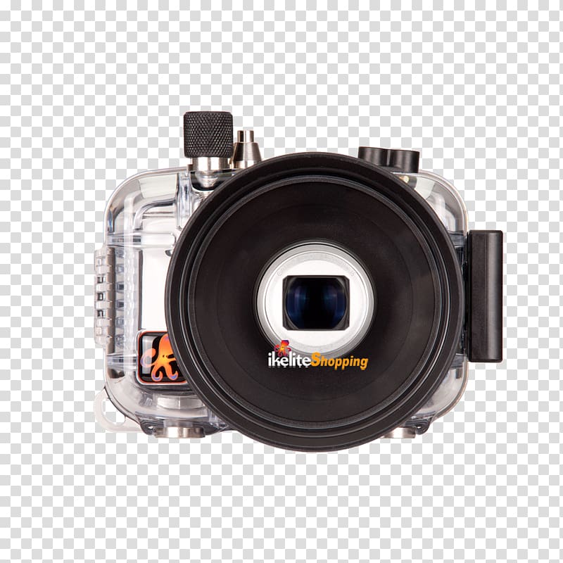 Camera lens Canon PowerShot S Underwater , elite transparent background PNG clipart