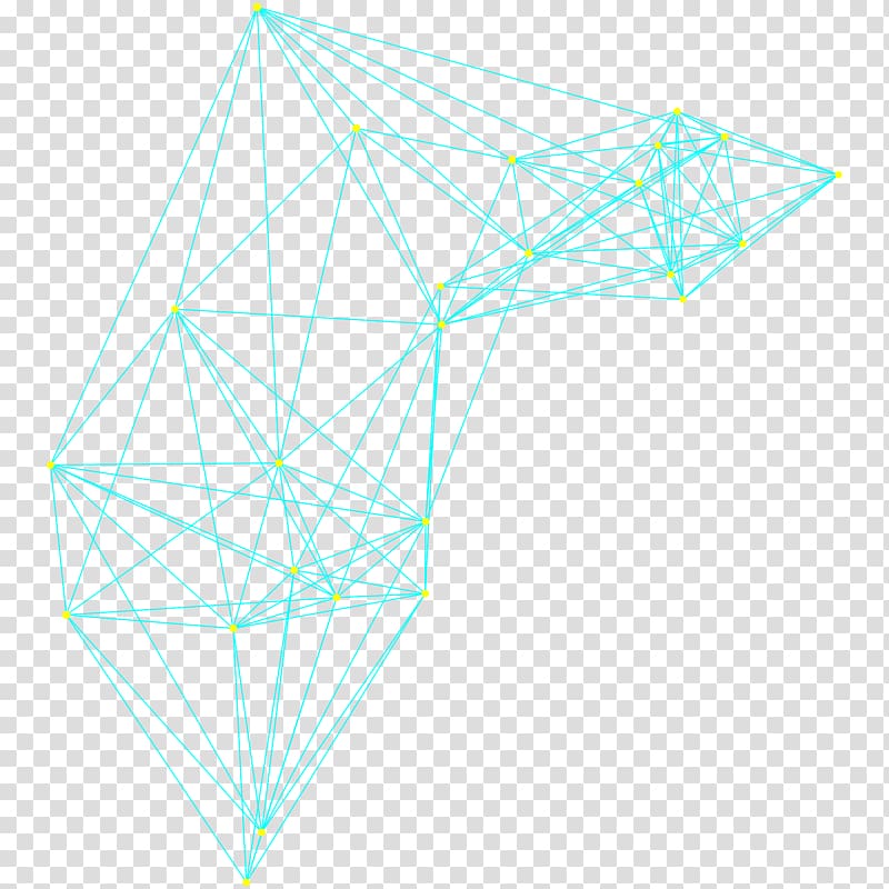 Triangle Structure Symmetry Area Pattern, Floating lines transparent background PNG clipart