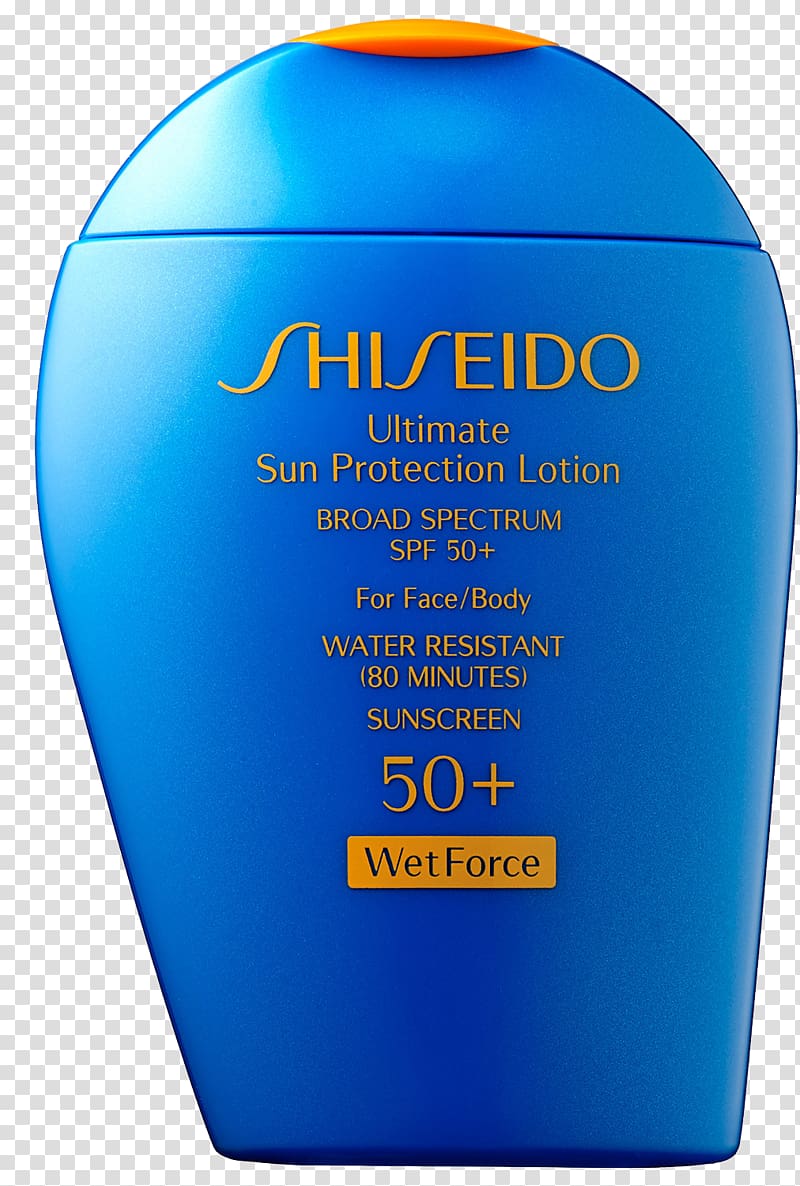 Sunscreen Lotion Shiseido Factor de protección solar Cosmetics, others transparent background PNG clipart