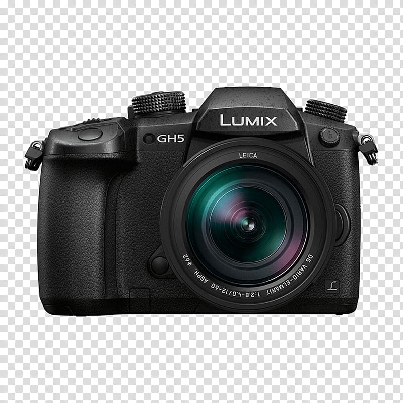 Panasonic Lumix DC-GH5 Panasonic LUMIX G DC-GH5 Panasonic Lumix G Vario 12-60mm f/3.5-5.6 ASPH Power O.I.S., Camera transparent background PNG clipart