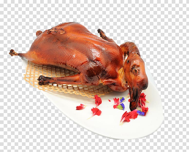 Roast goose Suckling pig Roasting, Free to pull the material goose transparent background PNG clipart