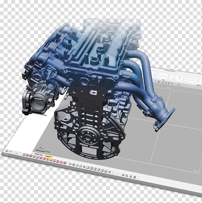 Reverse engineering Geomagic 3D scanner Three-dimensional space, technology transparent background PNG clipart