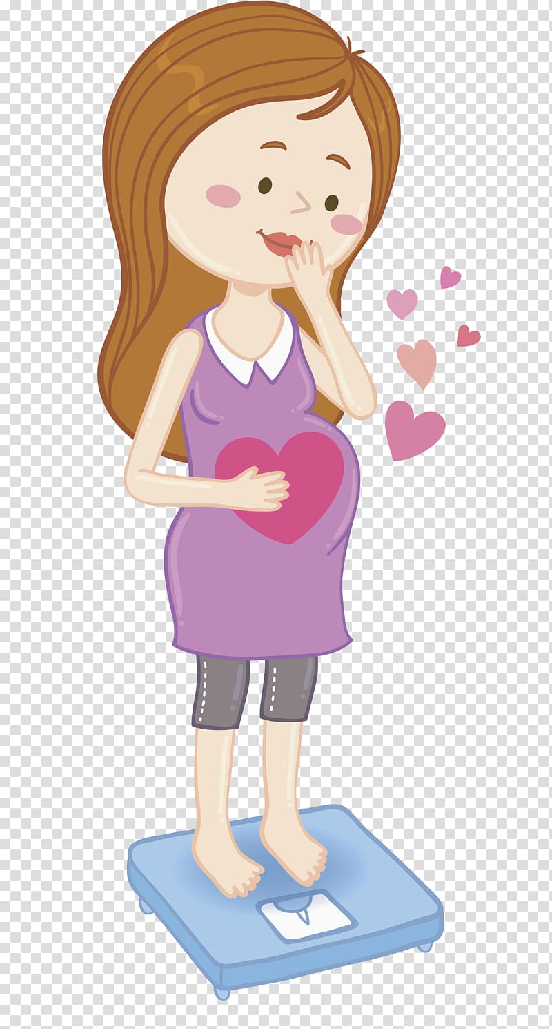 pregnant woman standing on bathroom scale illustration, Pregnancy Drawing Woman Dessin animxe9 Fetus, Love pregnant woman transparent background PNG clipart