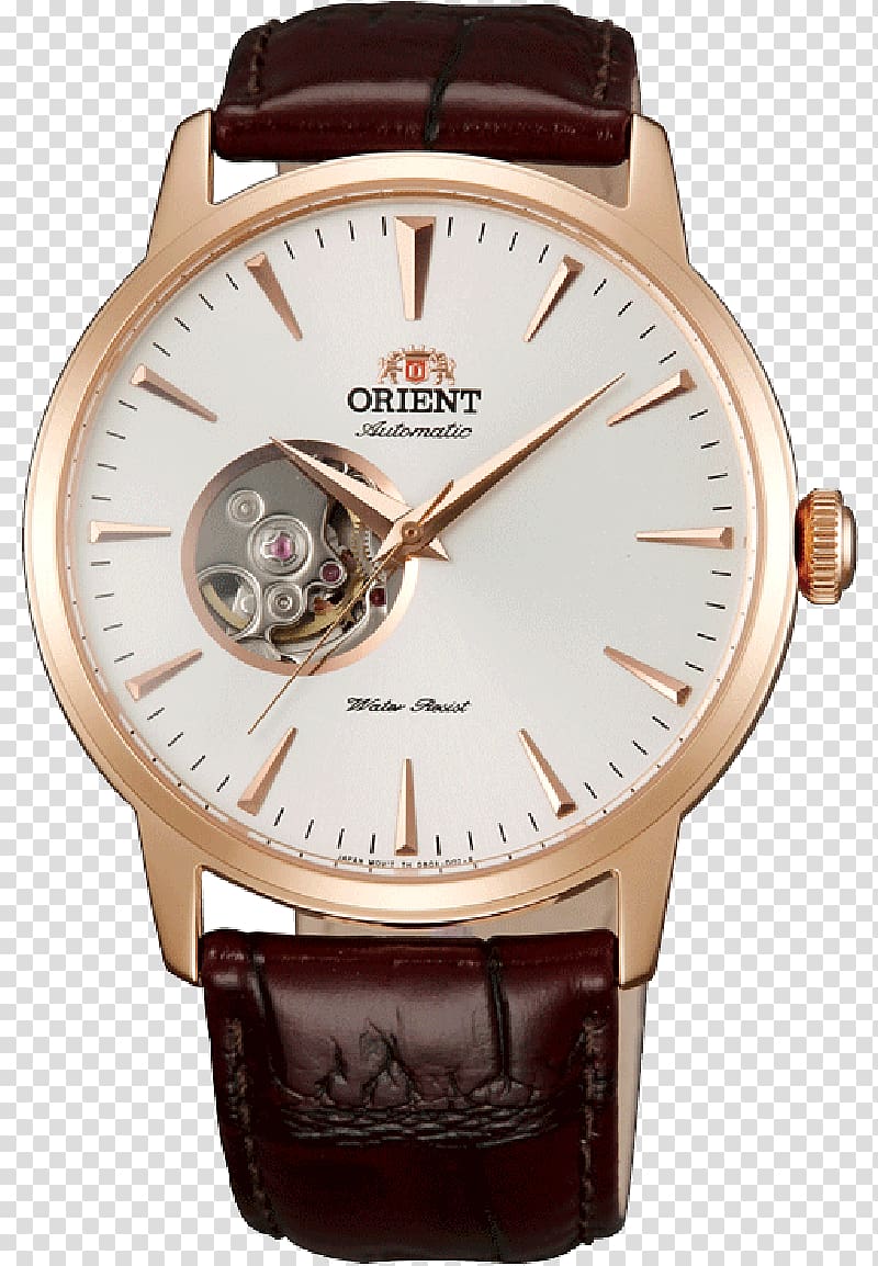 Orient Watch Automatic watch Strap Leather, watch transparent background PNG clipart