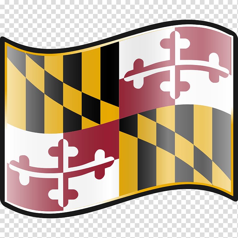 Flag of Maryland State flag Thirteen Colonies, Flag transparent background PNG clipart