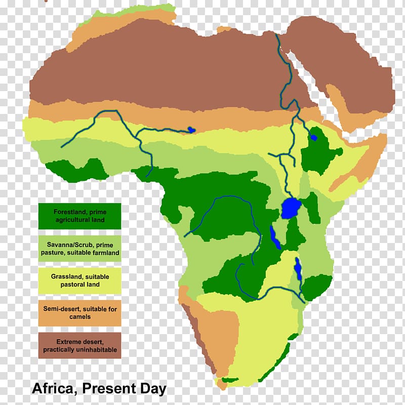 Africa Savanna Map Grassland Geography Africa 