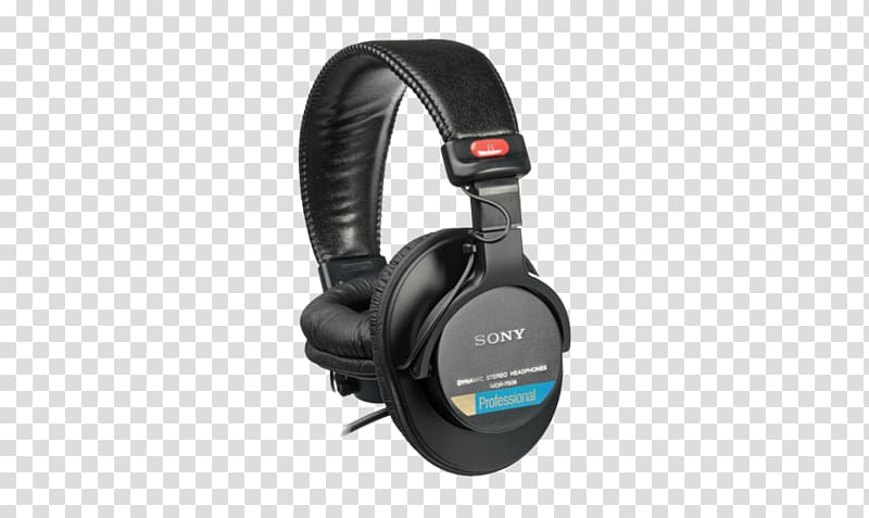 Sony MDR-7506 Sony MDR-V6 Headphones Sony Corporation Sound, headphones transparent background PNG clipart