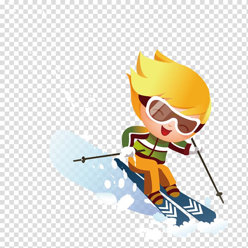 Alpine skiing , Ski boy transparent background PNG clipart