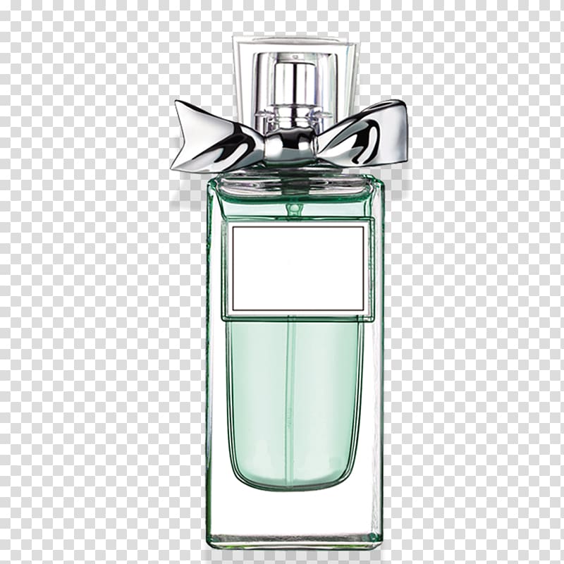 green spray bottle, Perfume Poster, Perfume Packing transparent background PNG clipart