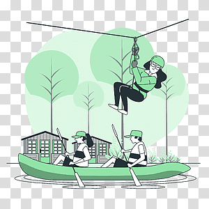 illustration, Summer Camp, nature, holidays, sport, leisure, summer, summertime, camping, outdoors, friends transparent background PNG clipart thumbnail
