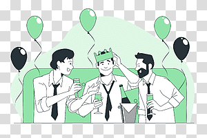 illustration, Bachelor party, celebration, drink, party, fun, friends transparent background PNG clipart thumbnail