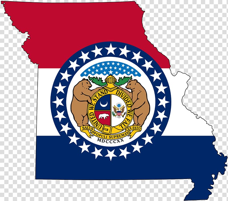 Flag of Missouri Map Flag of Kansas, map transparent background PNG clipart