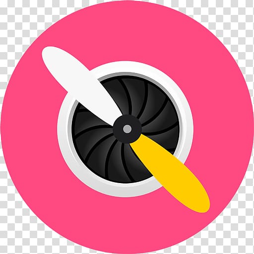 pink and black propeller, pink wheel flower , Aircraft Engine transparent background PNG clipart