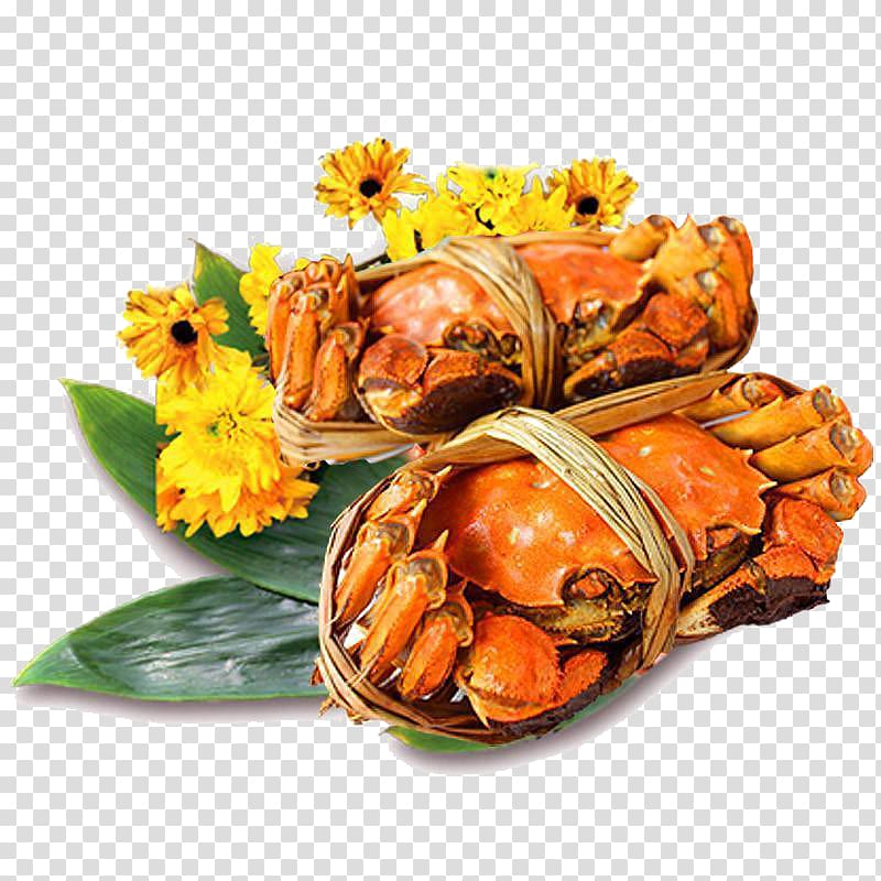 Yangcheng Lake Lake Tai Shanghai Crab Seafood, Cheng Lake hairy crabs transparent background PNG clipart