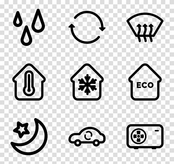 Symbol Computer Icons Central heating Air conditioning, hvac transparent background PNG clipart