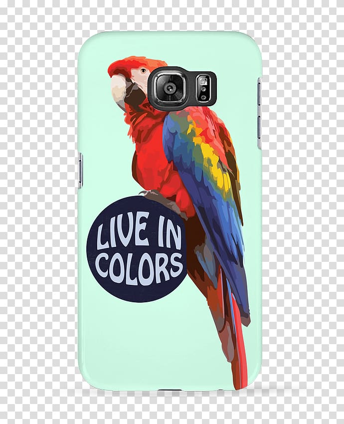 T-shirt iPhone 6S Macaw Bird parrot, T-shirt transparent background PNG clipart