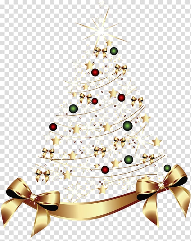 Christmas tree Gold , Christmas trees transparent background PNG clipart
