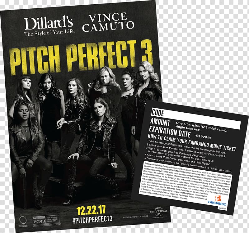 Pitch Perfect Soundtrack Music Film Trailer, Vince Camuto transparent background PNG clipart