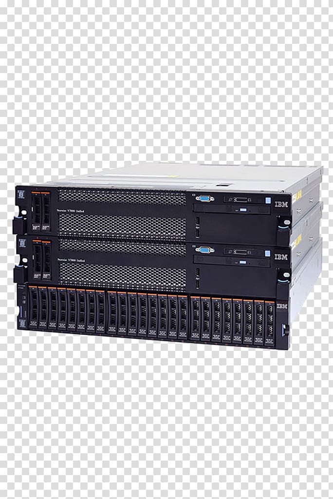 Disk array IBM Storwize family Hard Drives Computer Servers, ibm transparent background PNG clipart