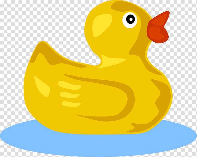 Duck , Cartoon Rubber Duck transparent background PNG clipart