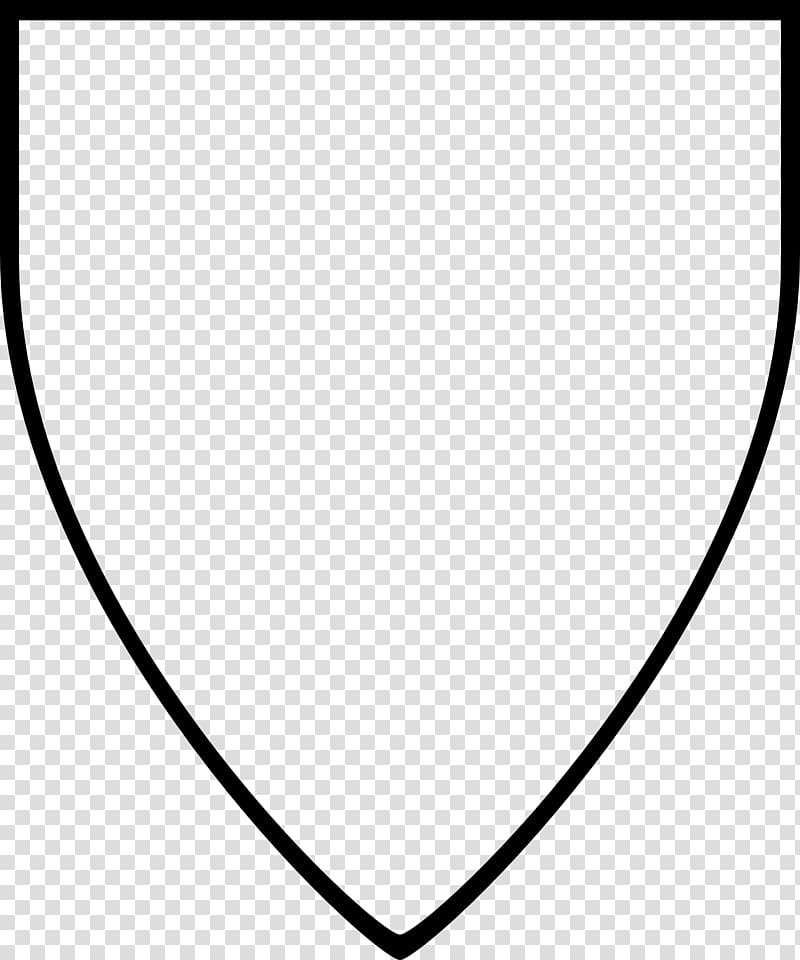 White Heart Black Pattern, Shield Template transparent background PNG clipart