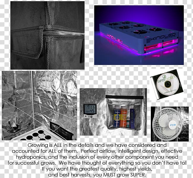 Grow light Growroom Grow box Hydroponics, light transparent background PNG clipart