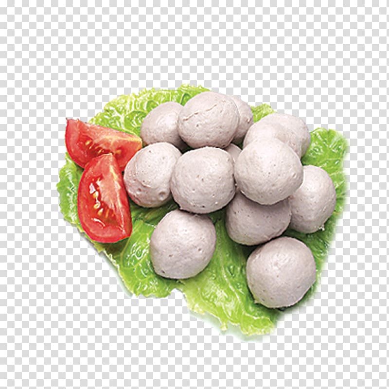 Fish ball Meatball soup Vegetarian cuisine Food, Large meatball transparent background PNG clipart
