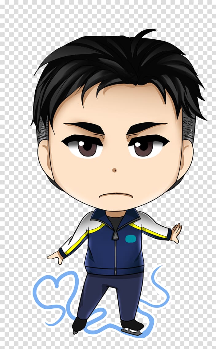 Yuri on Ice Chibi Art, Chibi transparent background PNG clipart