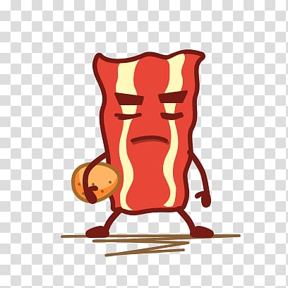 Bacon Animated film Giphy, bacon transparent background PNG clipart