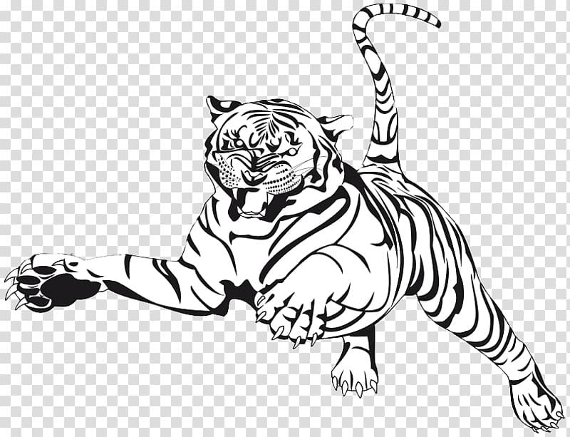 Coloring book Auburn University Drawing Illustration Auburn Tigers, draw a tiger transparent background PNG clipart