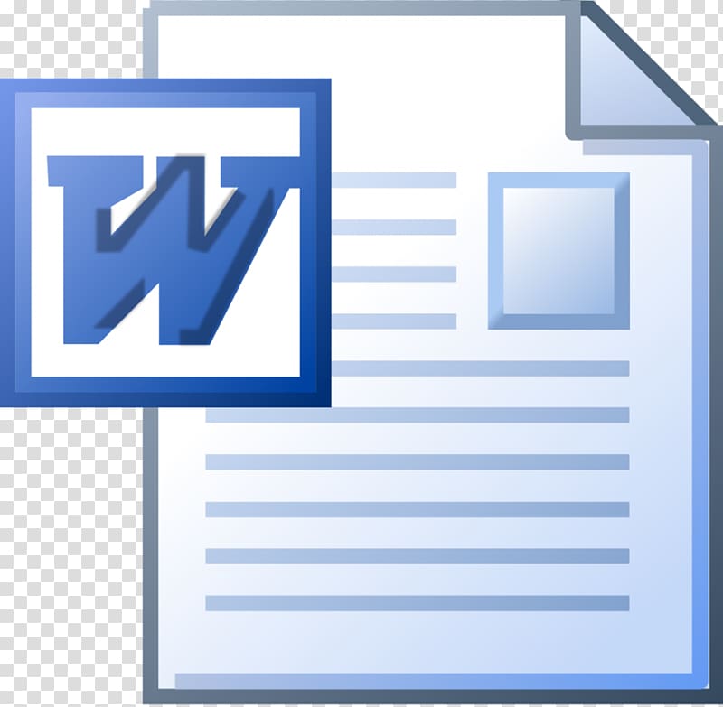 Microsoft Word Computer Icons Doc, Word transparent background PNG clipart