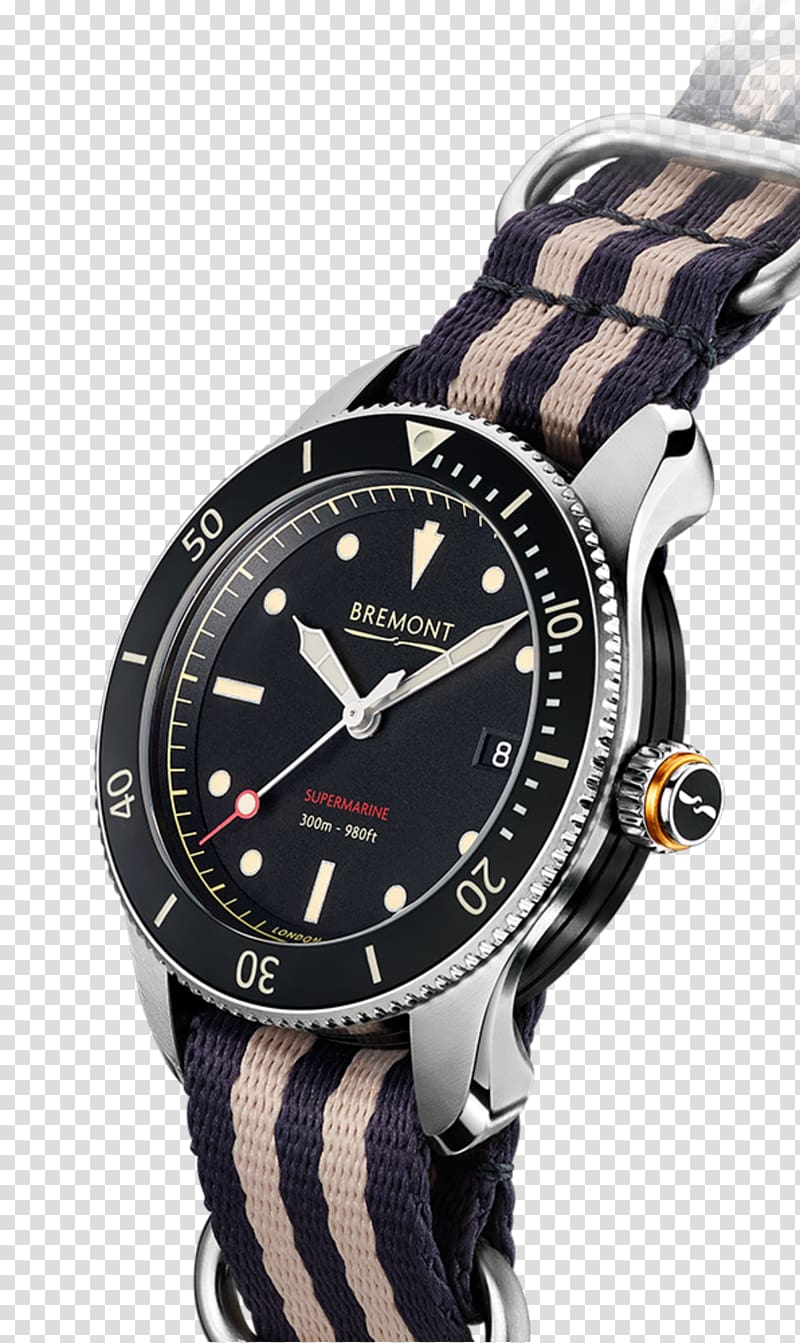 Bremont Watch Company Diving watch Watch strap Watchmaker, watch transparent background PNG clipart