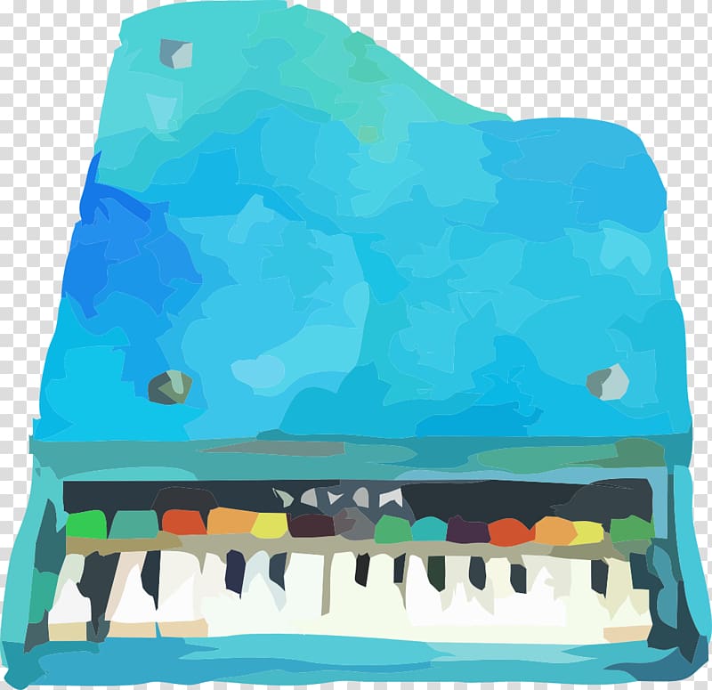 Blue Piano Tudou.com, Blue Piano transparent background PNG clipart