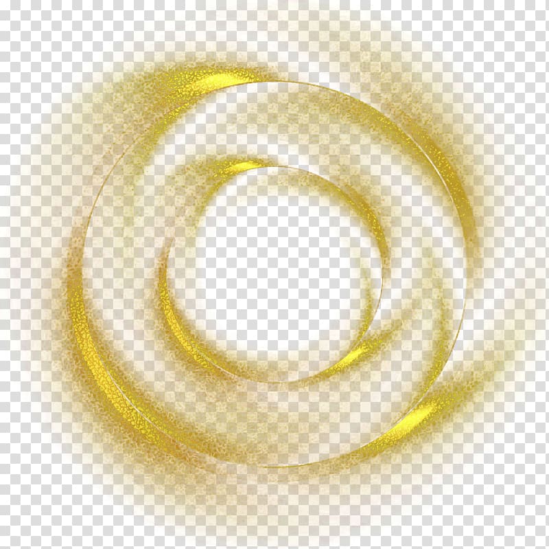 gold dust smoke, Light, Golden circle transparent background PNG clipart