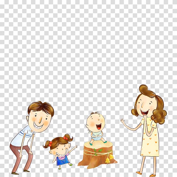 Family Child Illustration, family transparent background PNG clipart