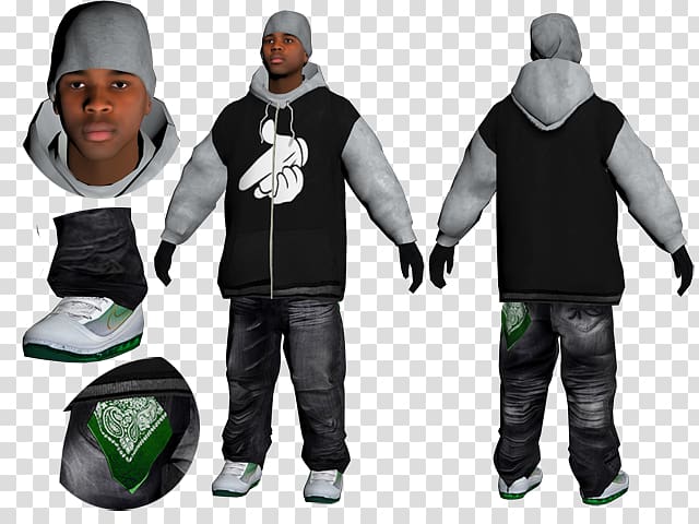 Grand Theft Auto: San Andreas Grand Theft Auto V San Andreas Multiplayer Nigga Mod, Ice Cube Crip transparent background PNG clipart