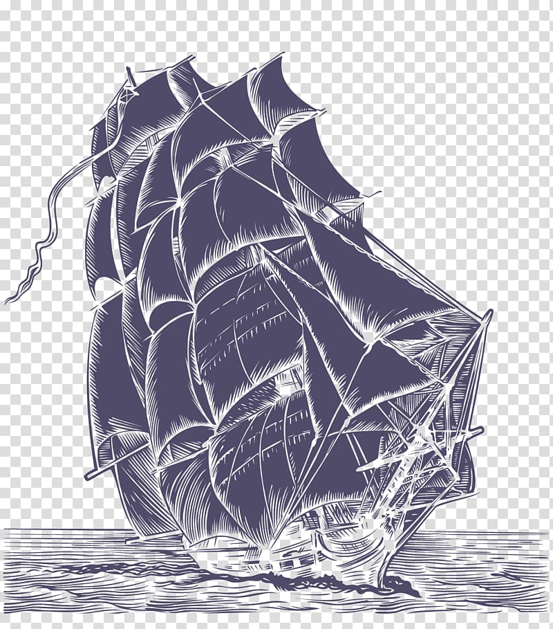 A Pirate Looks at Fifty United States Wedding invitation Piracy Ship, Pen drawing fine galleon transparent background PNG clipart