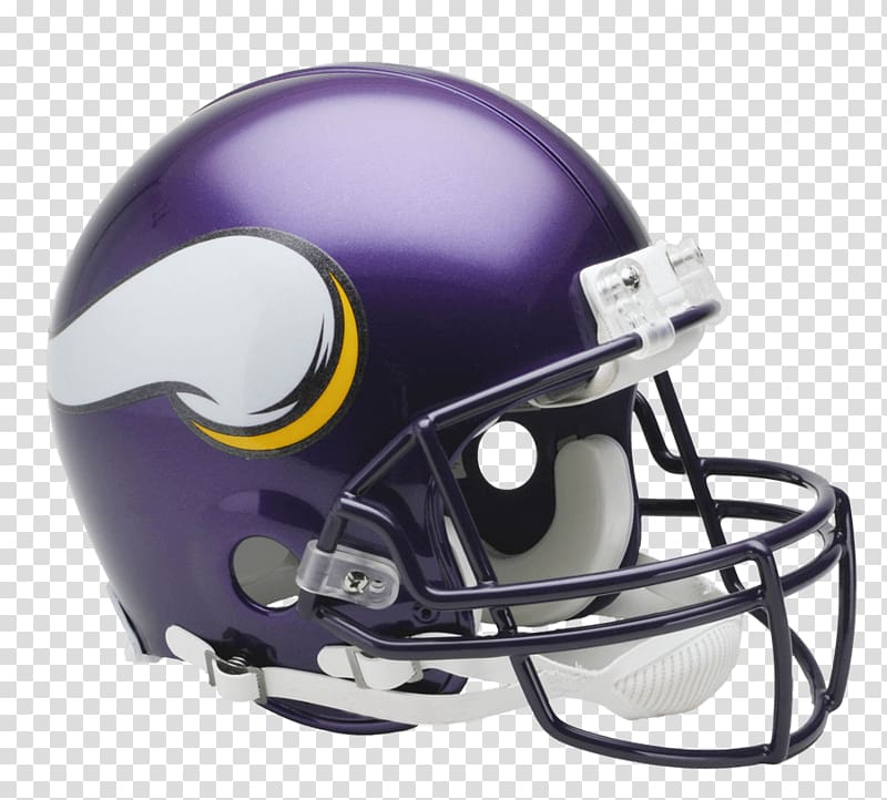 purple and white football helmet, Minnesota Vikings Helmet transparent background PNG clipart